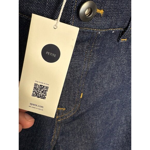 SPANX Navy Wide Leg Pants - Picture 10 of 14